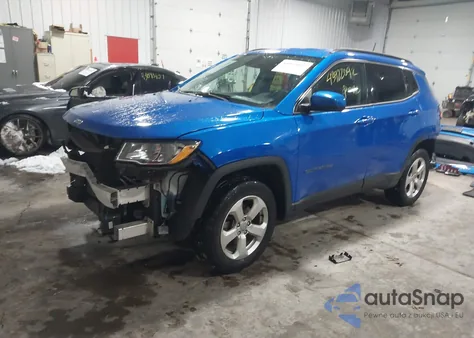 2018 Jeep Compass Latitude 4X4 z USA, uszkodzony, nr VIN 3C4NJDBBXJT202289